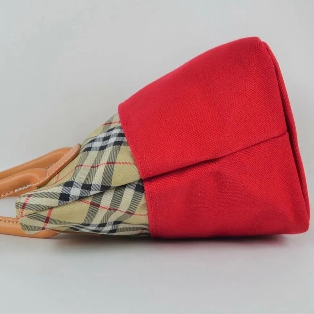 Burberry Red Canvas and Vintage Blue Label Japan - Picture 4 of 8